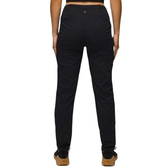 Prana Black "Koen" Jogger Nylon Hiking Light Weight Pants XS - Picture 2 of 6